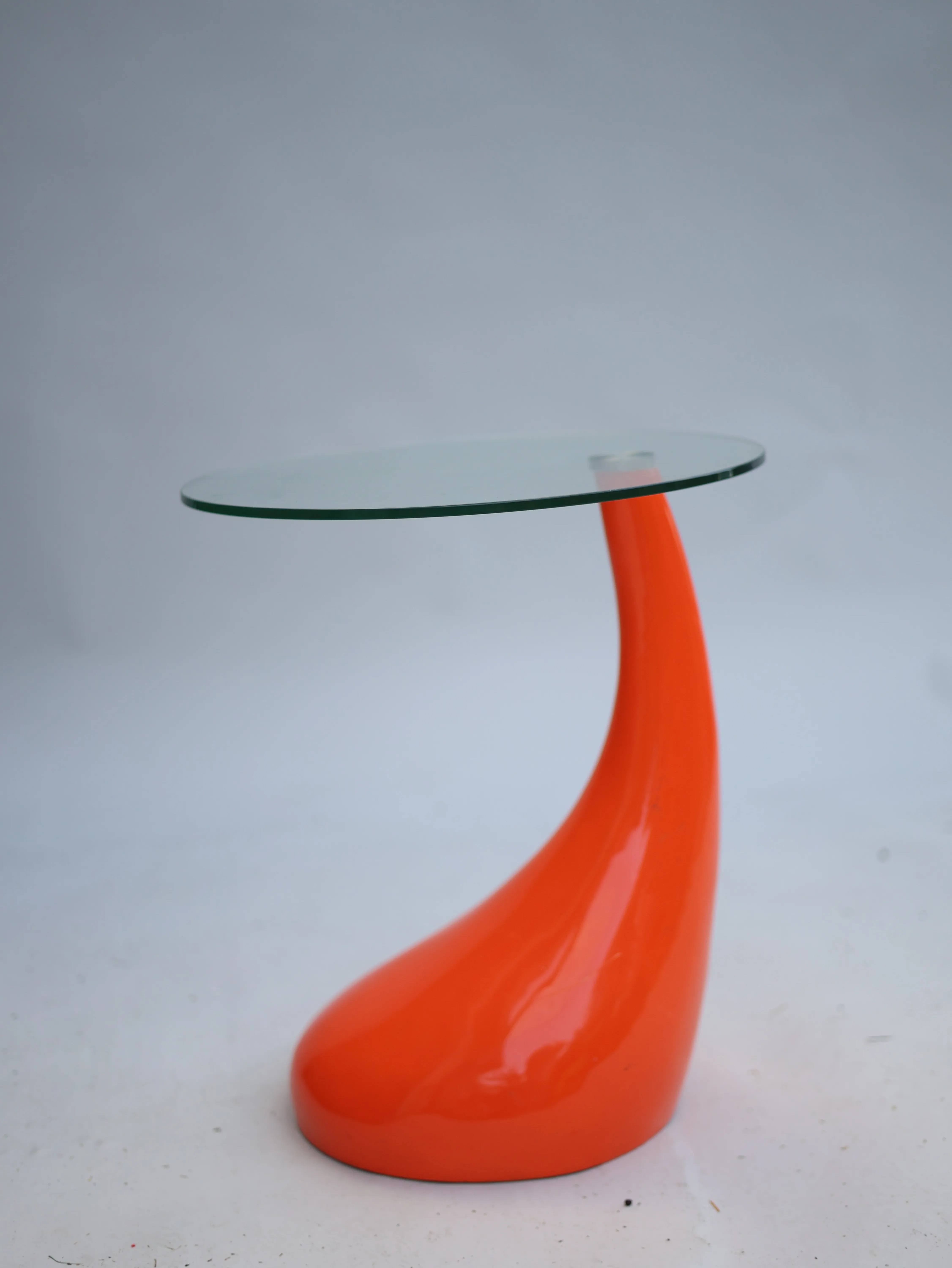Orange Glass Neon Sidetable