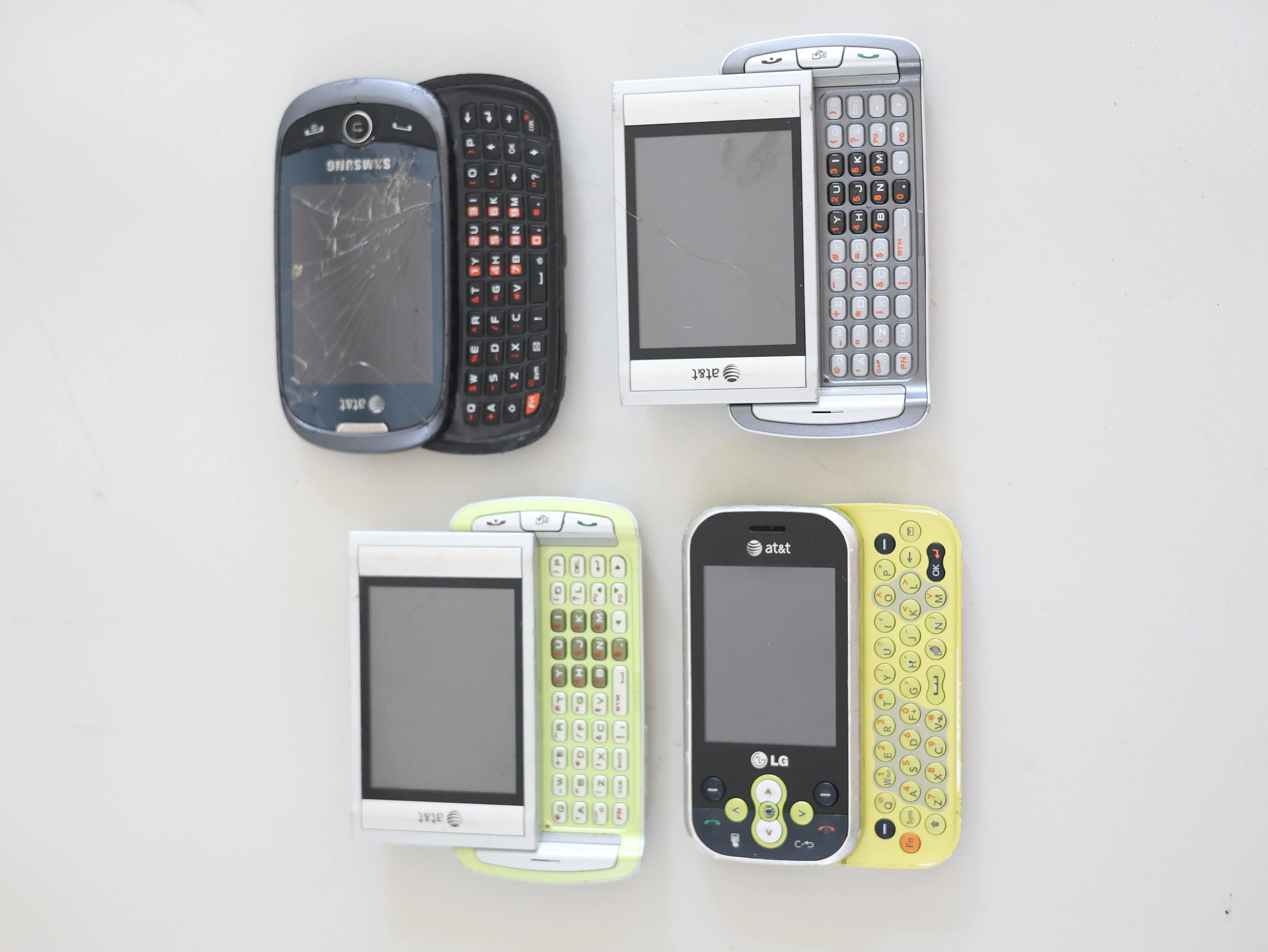 Assorted Slide phones