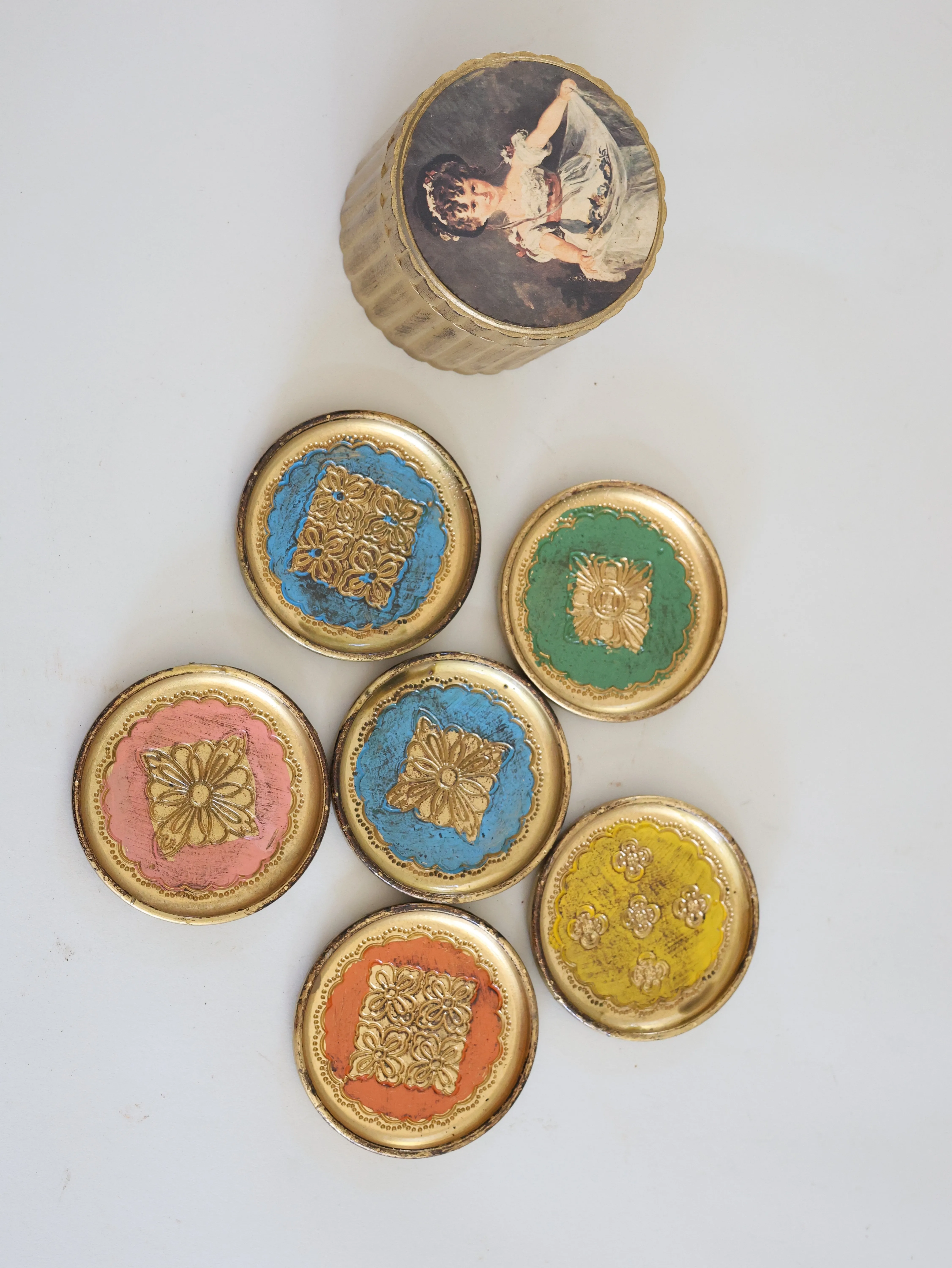 Coaster Set Golden Box