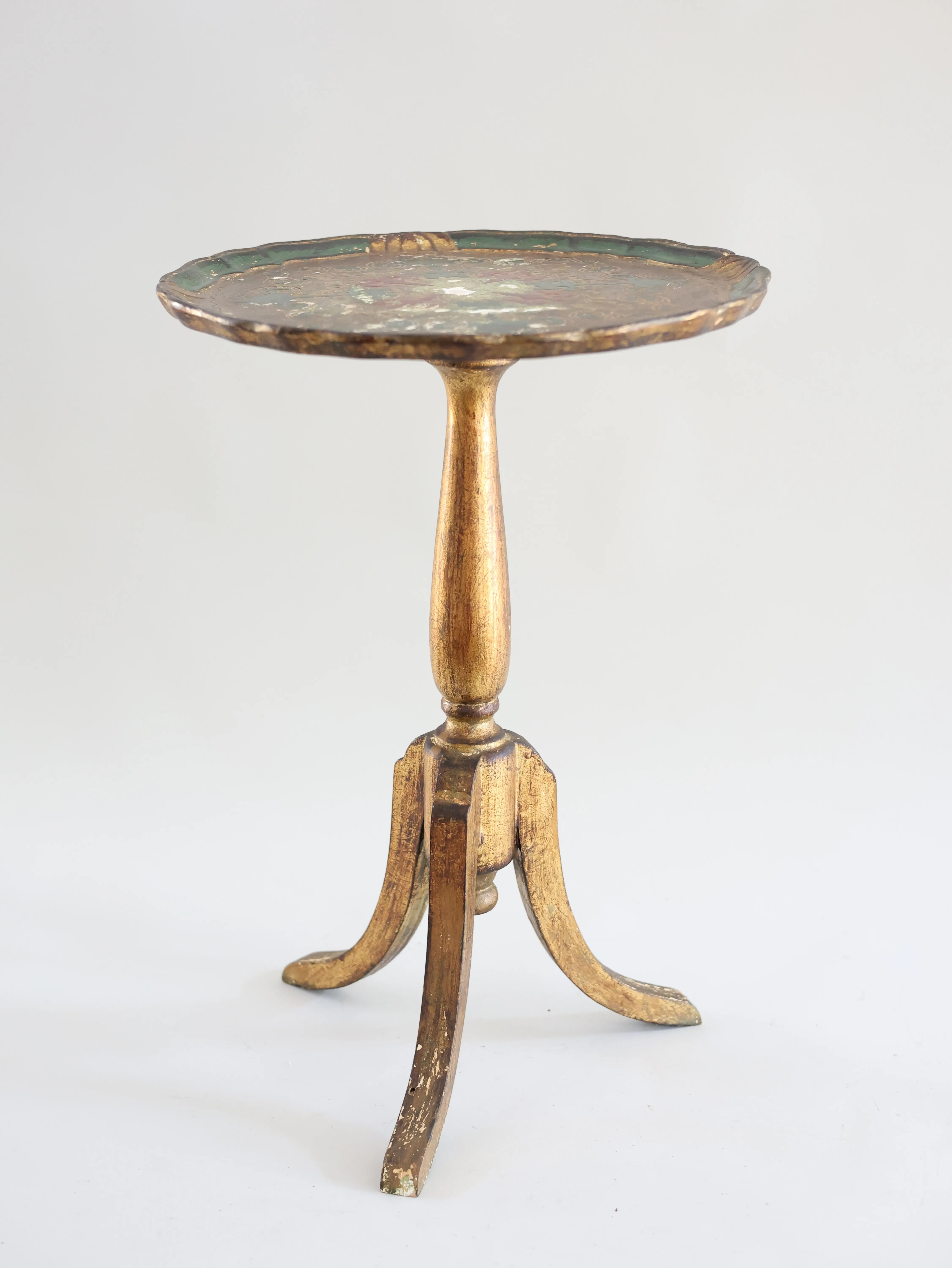 Small Painted Round Table