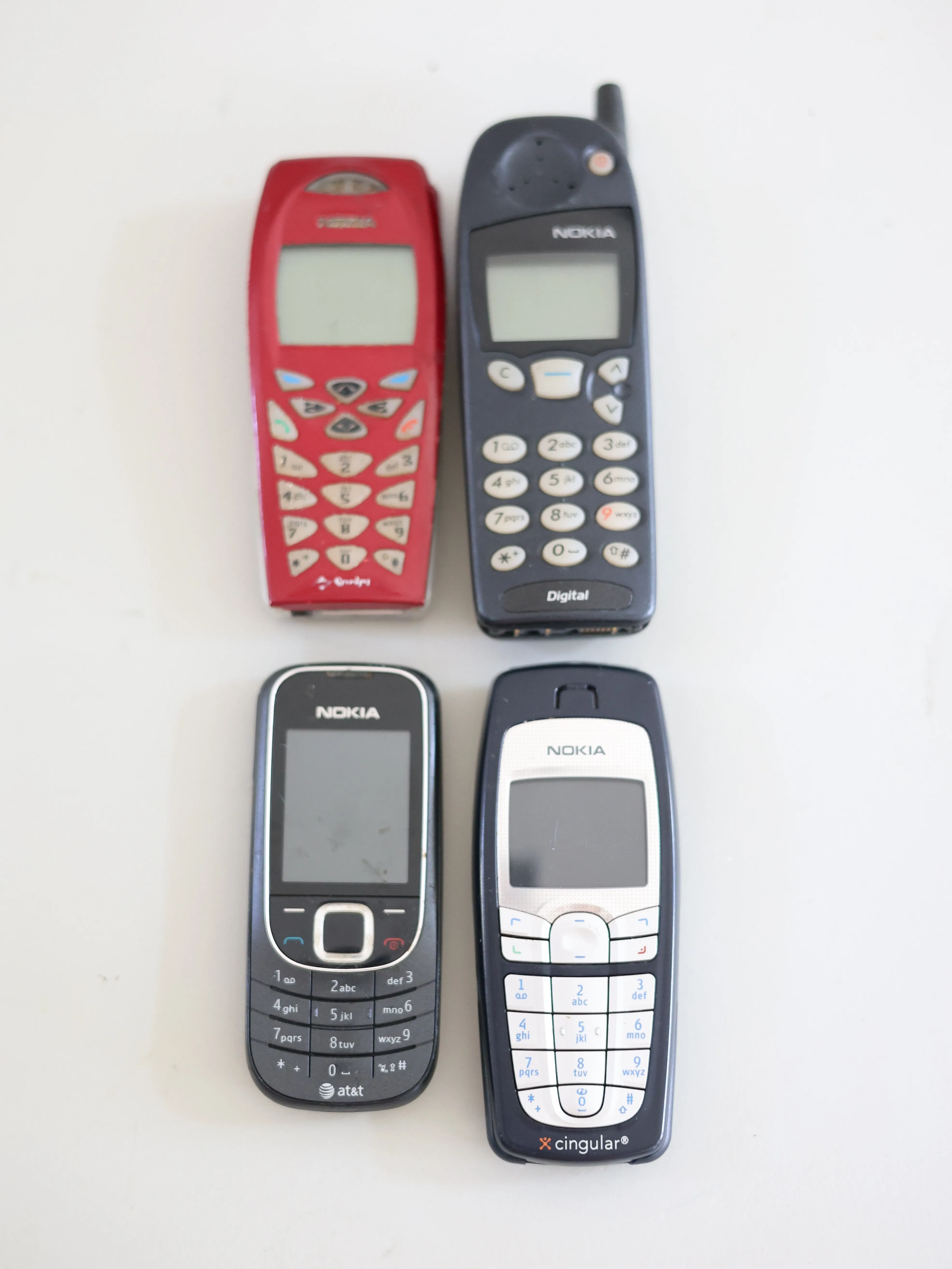 Assorted Nokia phones