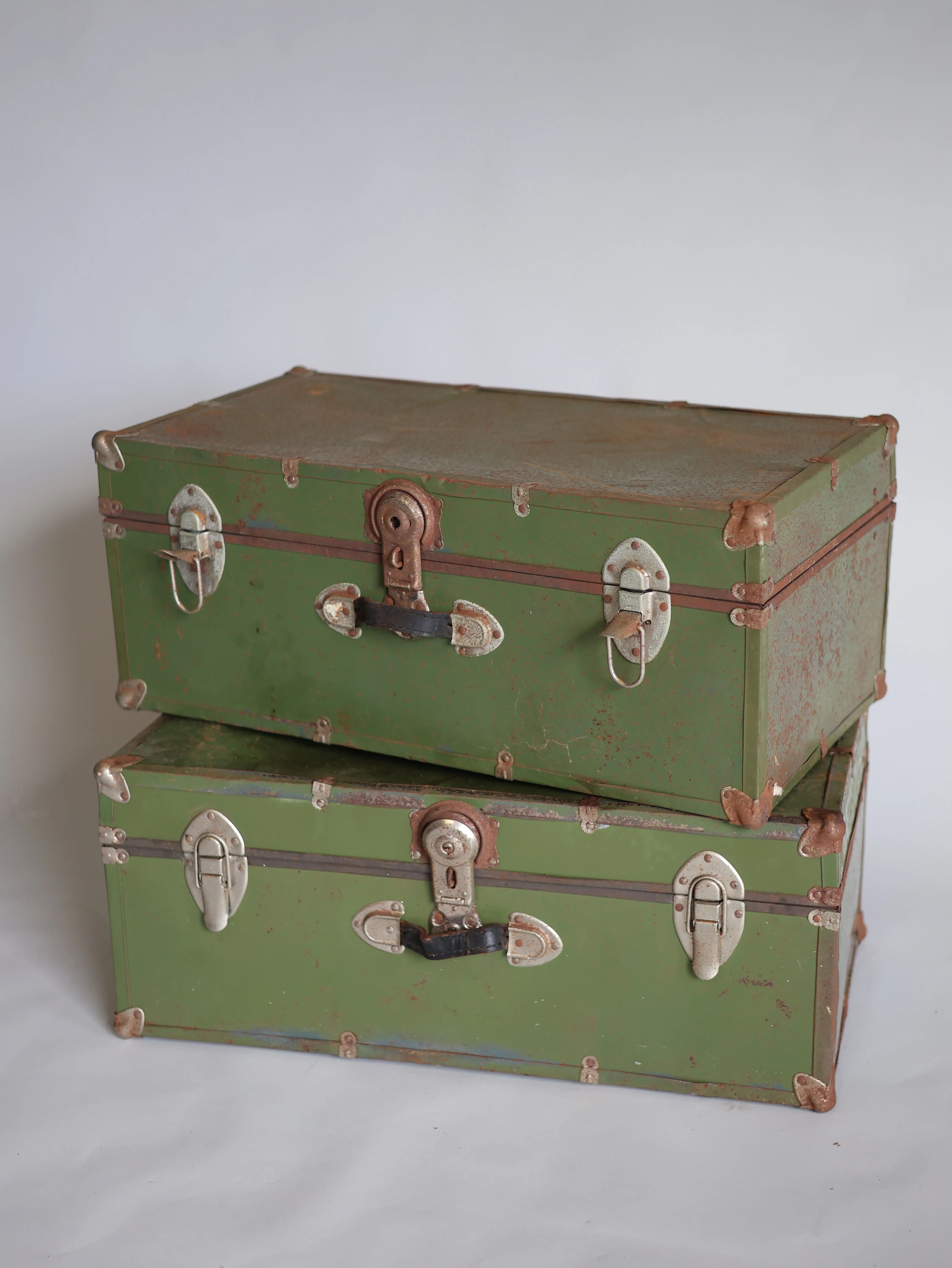 Rusty green trunk