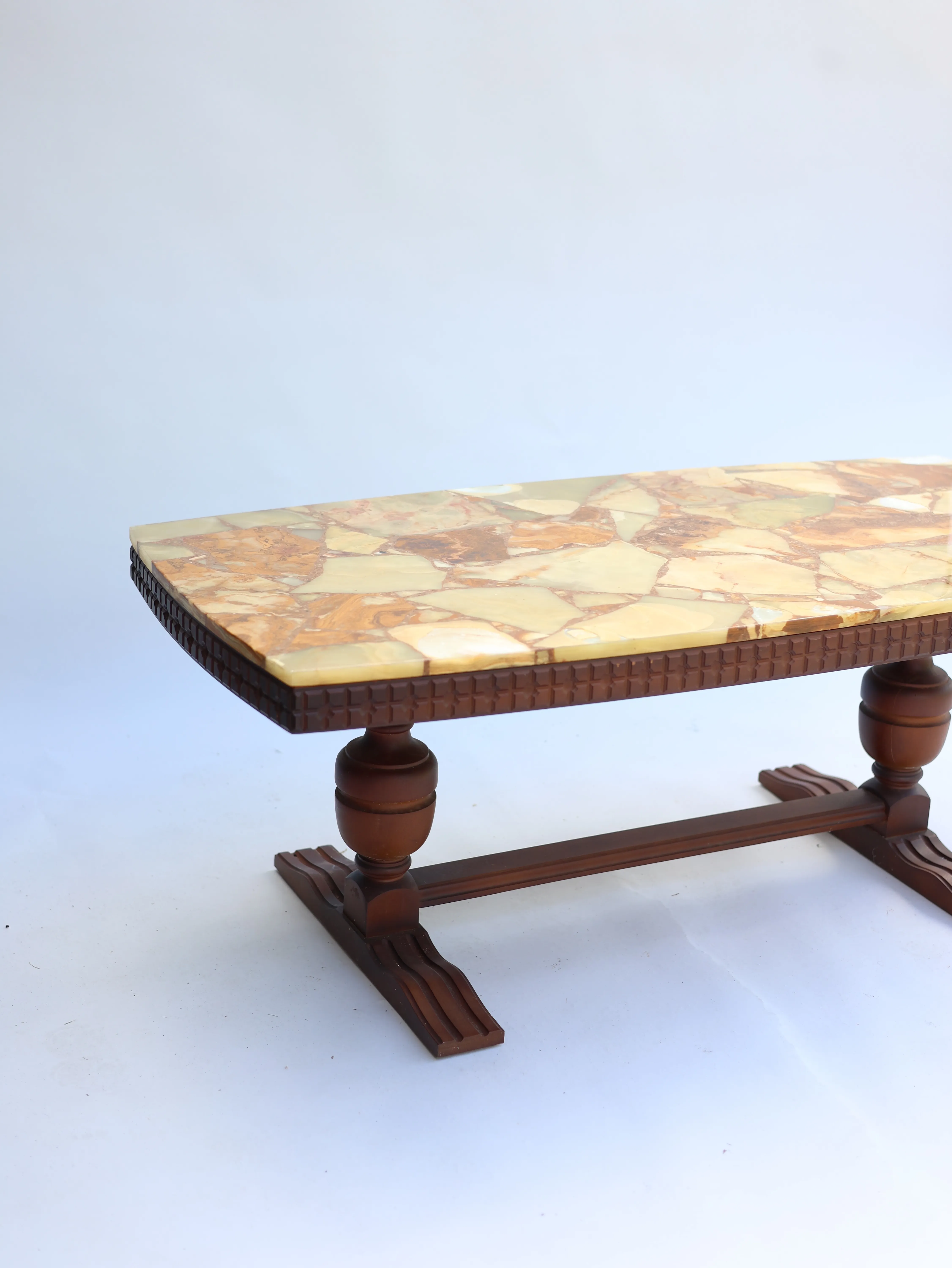 Faux Marble Coffee Table