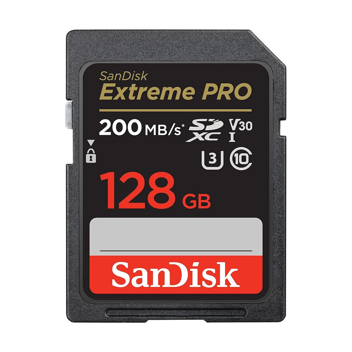 SanDisk Extreme Pro 128 GB 200MB/s Read & 90MB/s. V30 Memory Card 