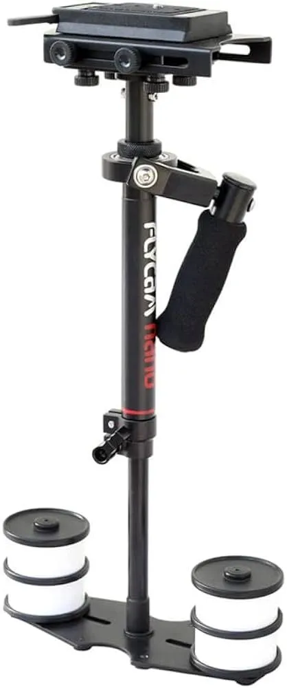 FLYCAM Nano Handheld Camera Stabilizer Steadycam System For Slr Mini Dv Cameras Upto 1.5Kg With Quick Release Plate Video (Flcm-Nano-Qr)Multi-coloured