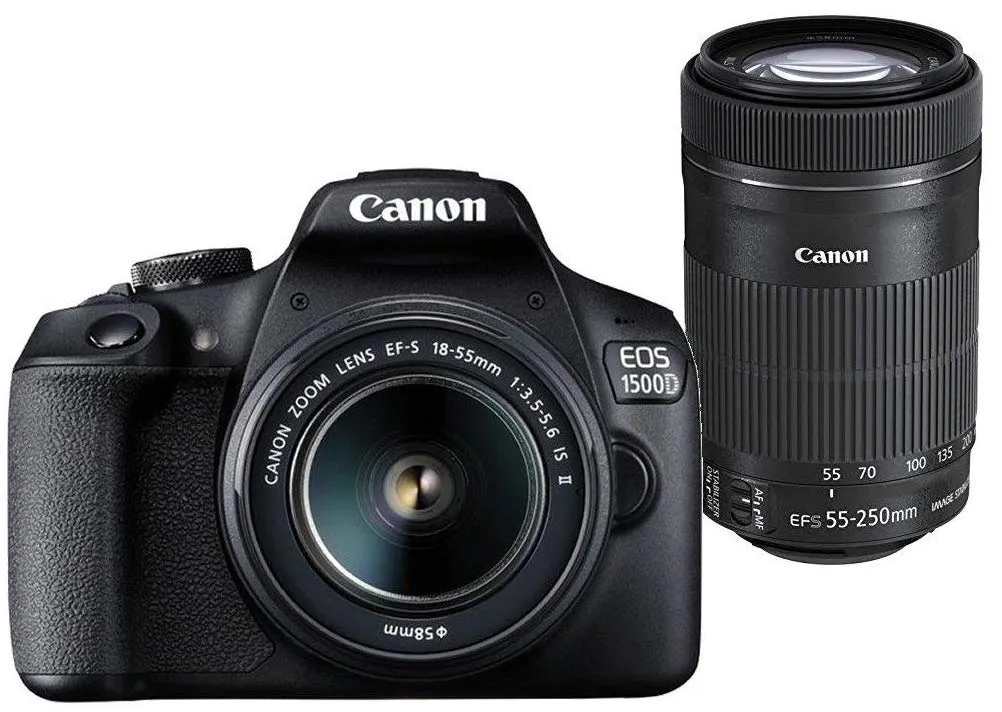 Canon EOS 1500D With 18-55 & 55-250 (COMBO)