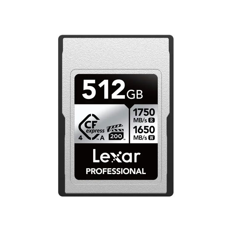 Lexar 512GB Professional CFexpress Type A Silver 4.0 Memory Card