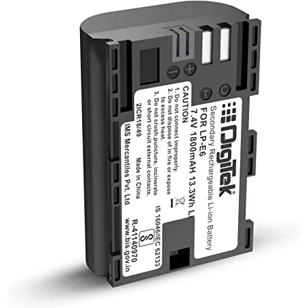 DIGITEK LP-E6 Battery Pack ( 1800 mHz )