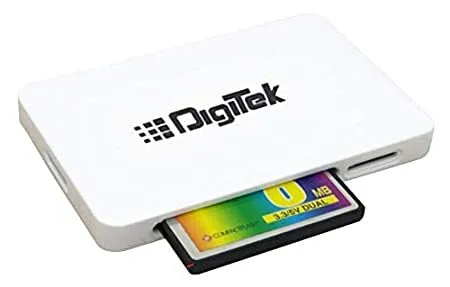 Digitek DCR-022 USB 3.0 High Speed Card Reader (White)