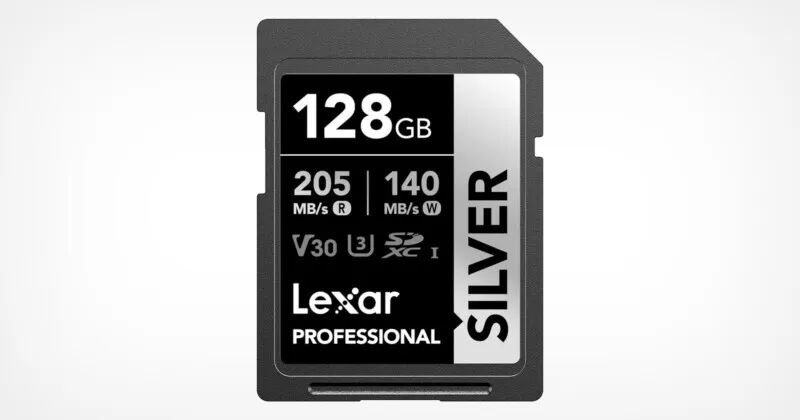 Lexar Silver 128 GB SDXC Upto 205MB/s