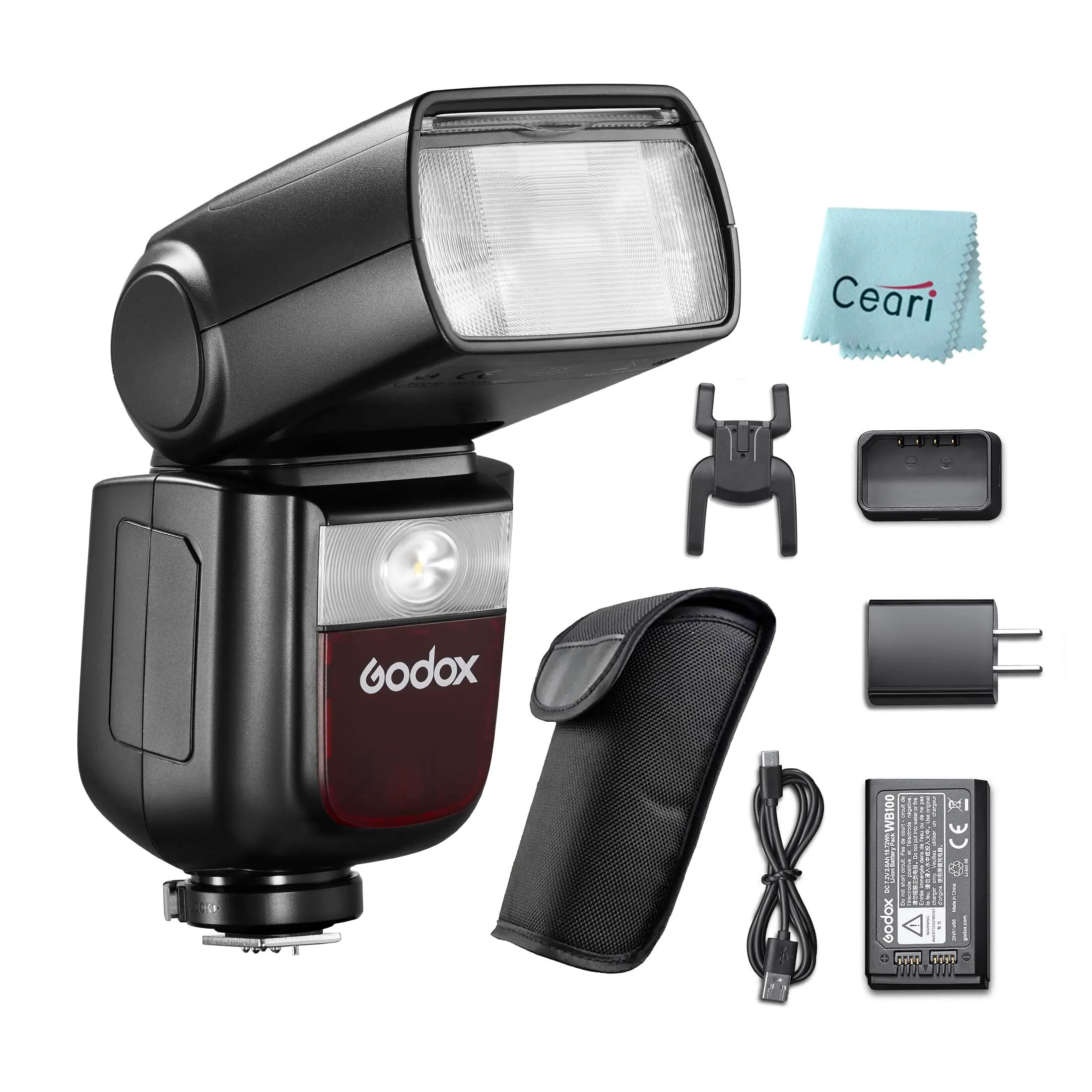 Godox Ving V860III TTL Li-Ion Flash Kit for Canon Cameras ( BUNDLE )