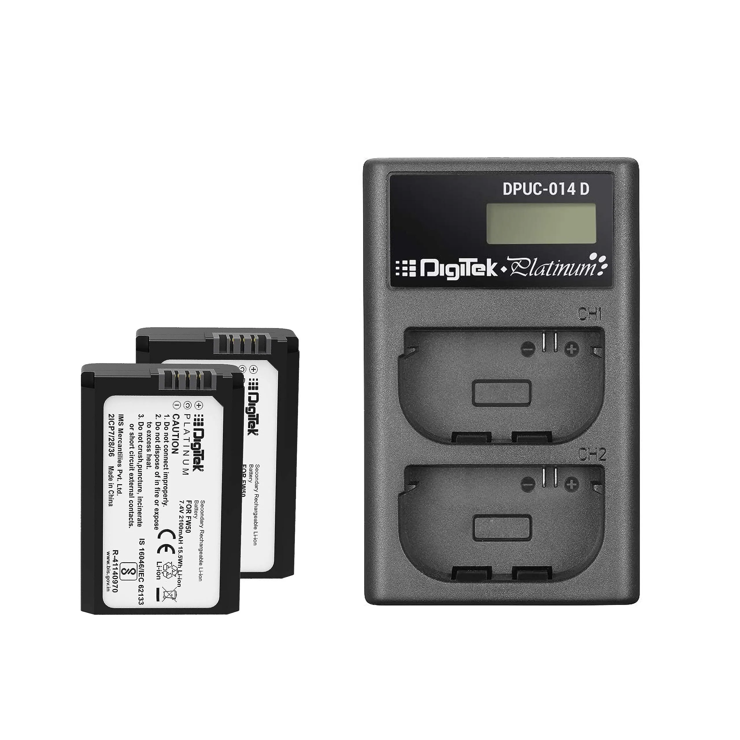 Digitek FW50P Dual Battery Charger