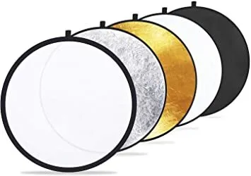 HIFFIN Reflector 60 cm 5 in 1 Photography Camera Reflector Collapsible