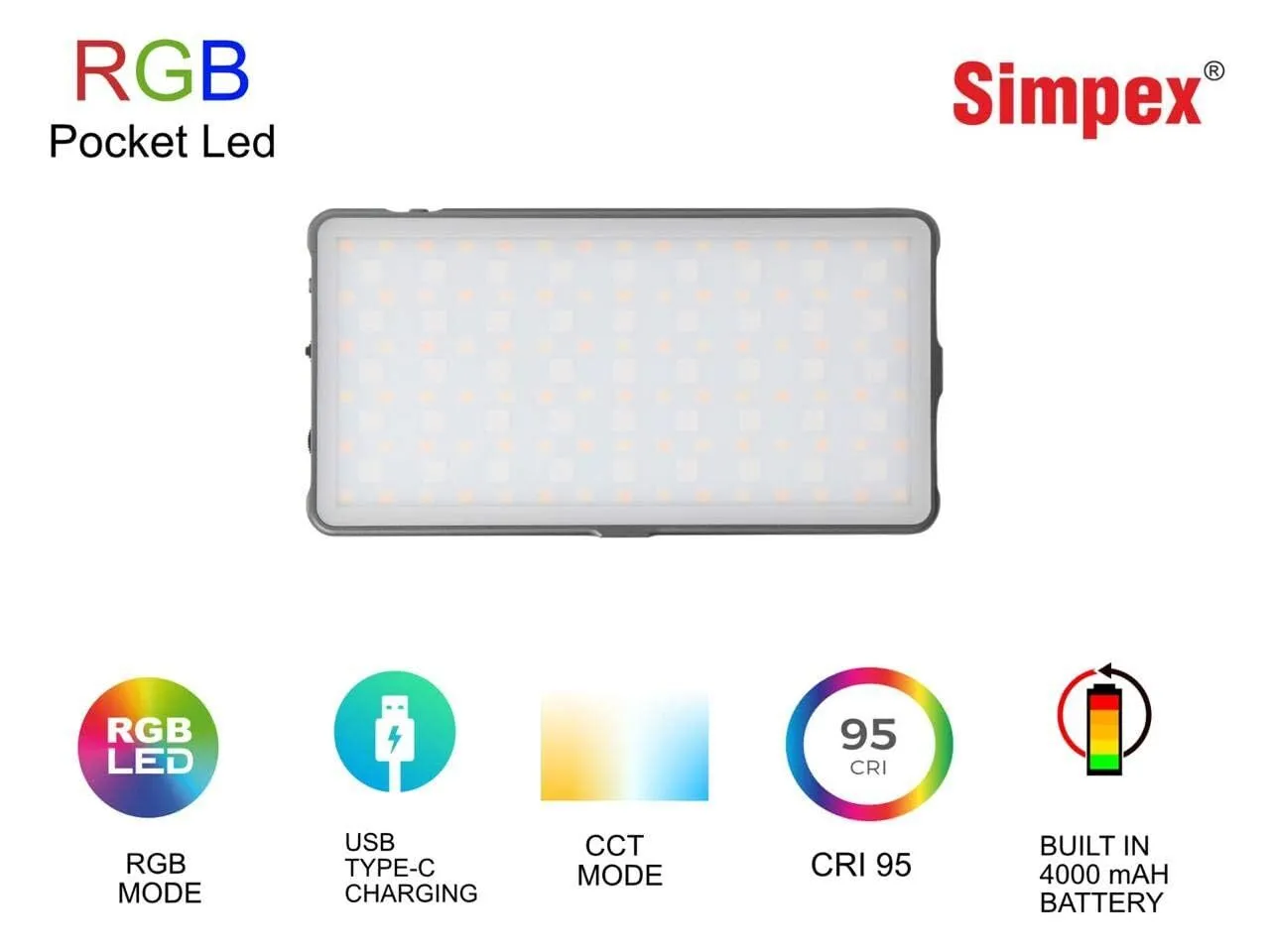 (For Sale) Simpex RGB Pocket LED Light