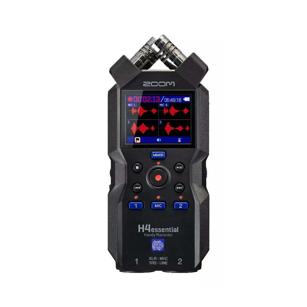 Zoom H4essential 4-Track 32-Bit Float Portable Audio Recorder
