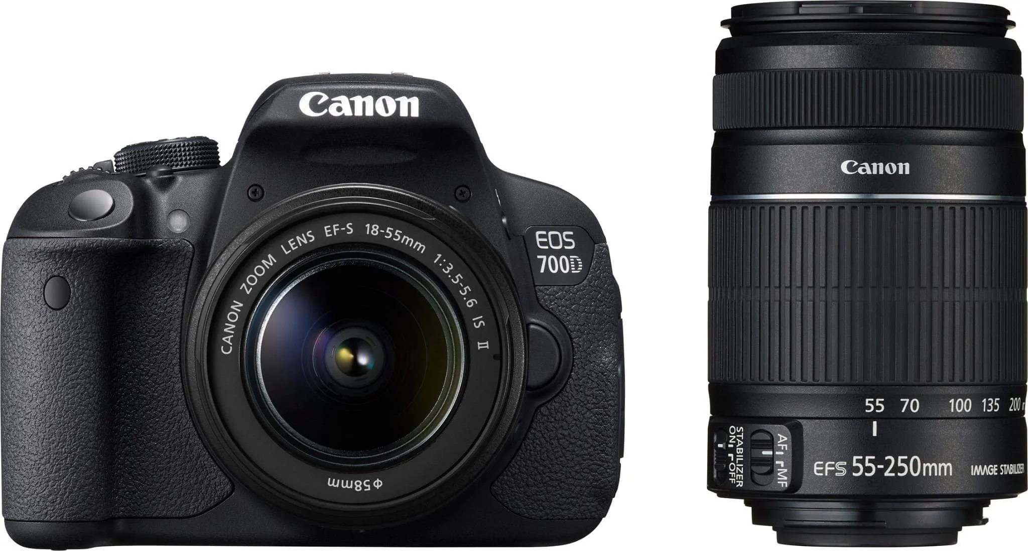 Canon EOS 700D With 18-55 & 55-250 (COMBO)