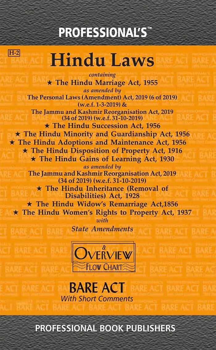 Hindu Laws Containing Hindu Marriage Act 1955