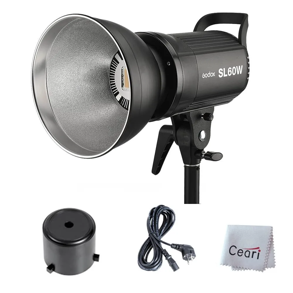Godox SL60W Light + Octa 120cm Softbox + 14 feet Light Stand ( BUNDLE )