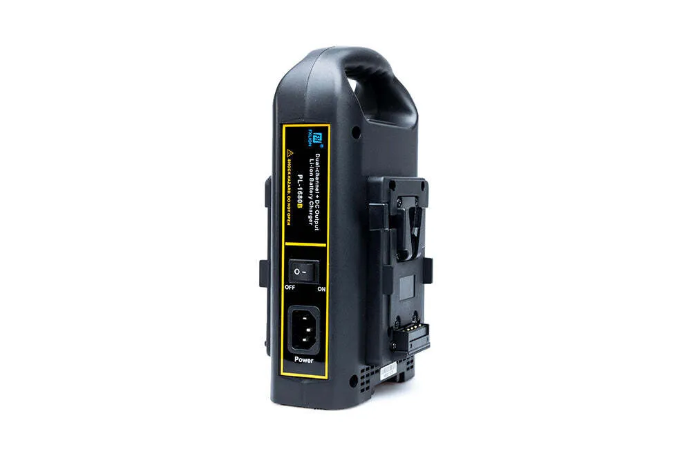 Fxlion Dual-Channel V-Mount and BP Battery Charger with DC Output