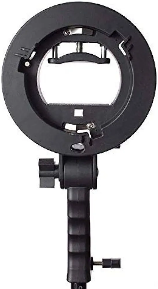 HIFFIN S-Shaped Handheld Grip Portable Bowens Mount 