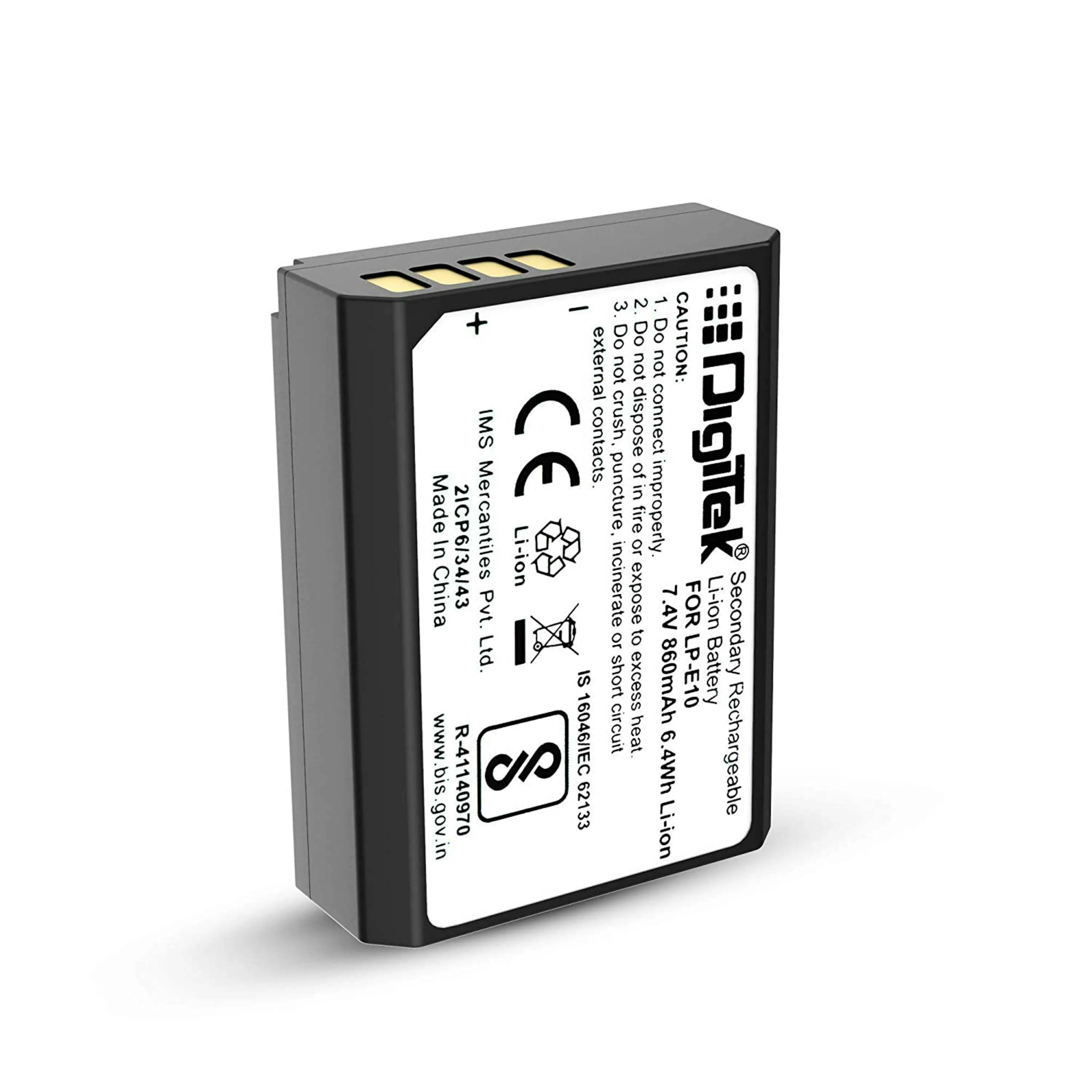 Digitek LP-E10 Battery Pack ( 860 mHz )