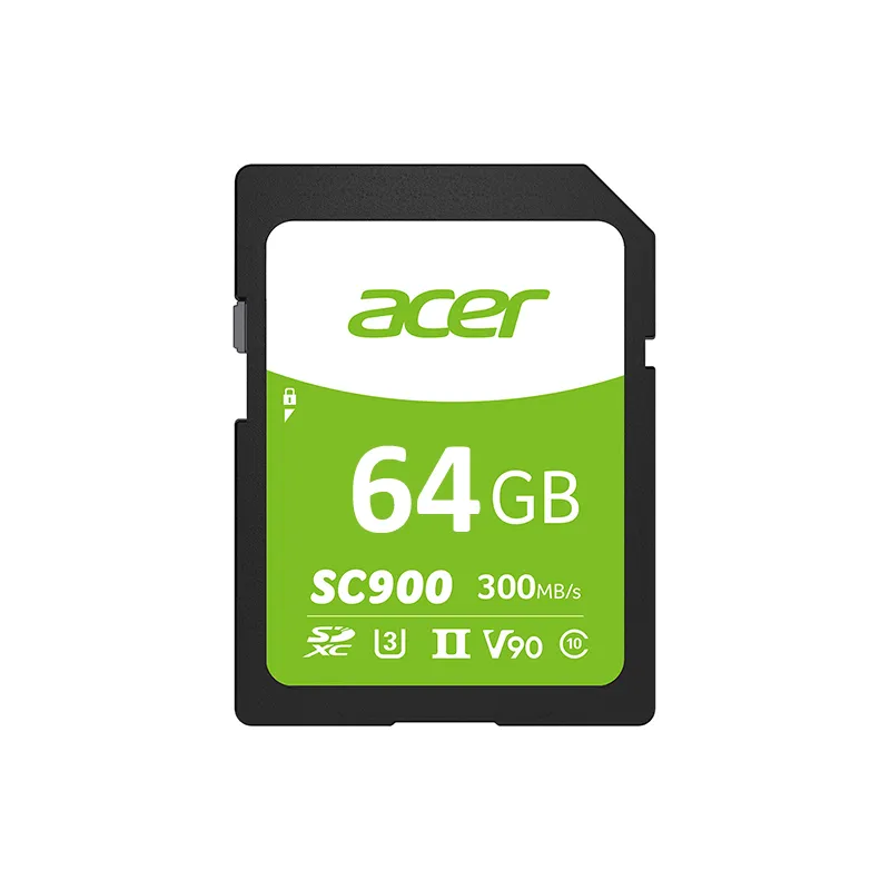 Acer SC900 64 GB SDXC UHS-II Professional Digital SD Memory Card 