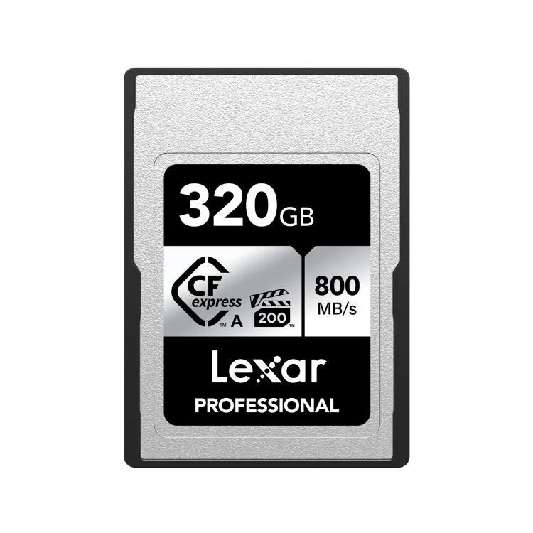 Lexar 320GB Professional CFexpress Type A SILVER Series Memory Card