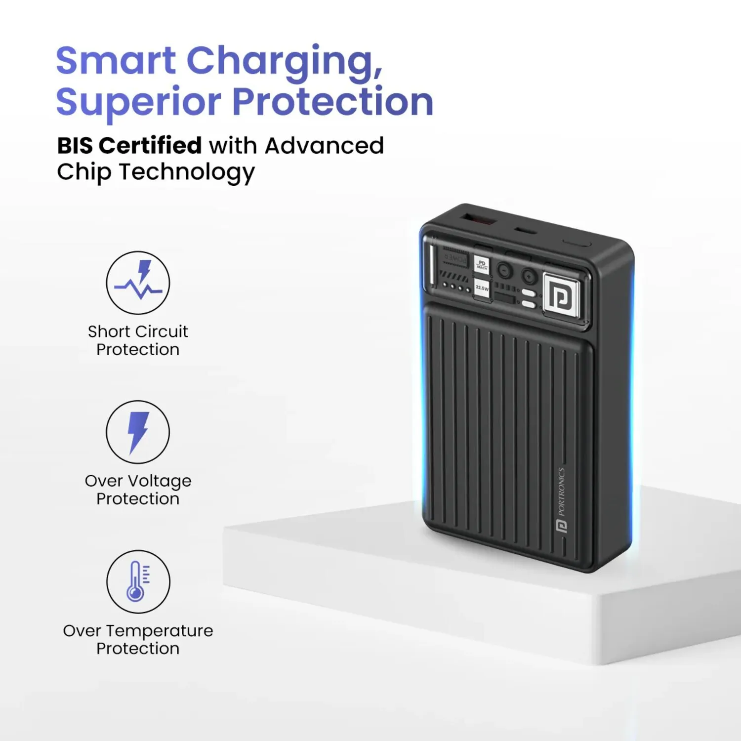 Portronics Luxcell B 20K Advanced 20000 mAh Power Bank 