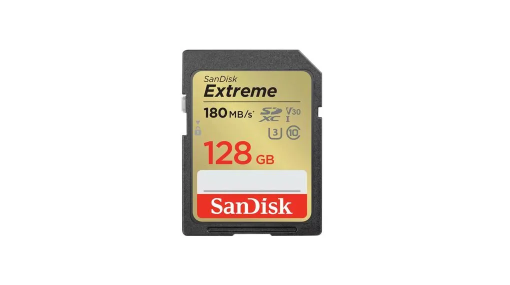 ( For Sale )  SanDisk Extreme SD UHS I 128GB Card 180MB/s Read & 90MB/s Write