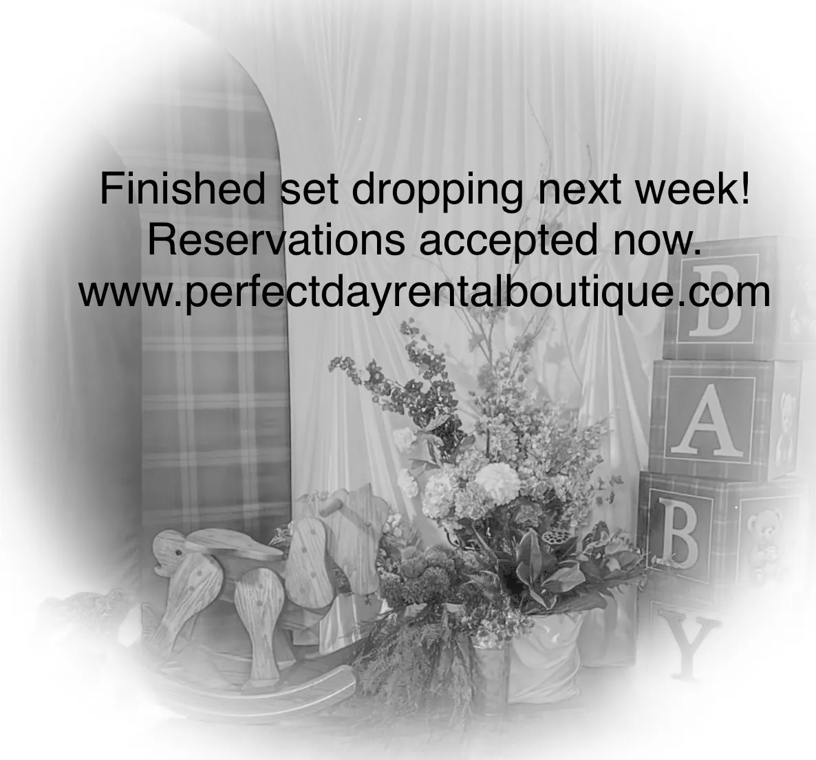 RL Inspired Baby Shower Backdrop Bundle