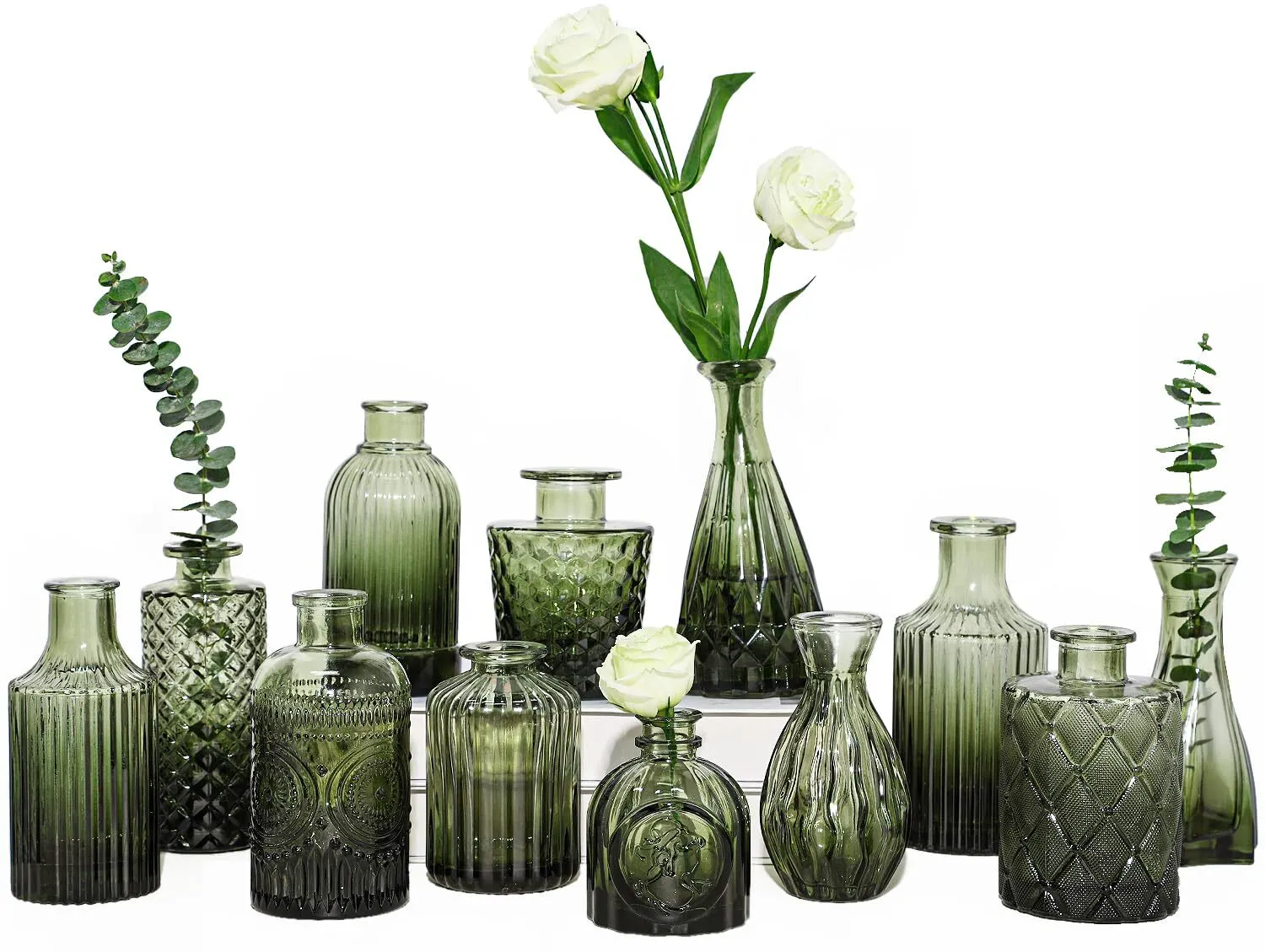 Bud Vases Green 