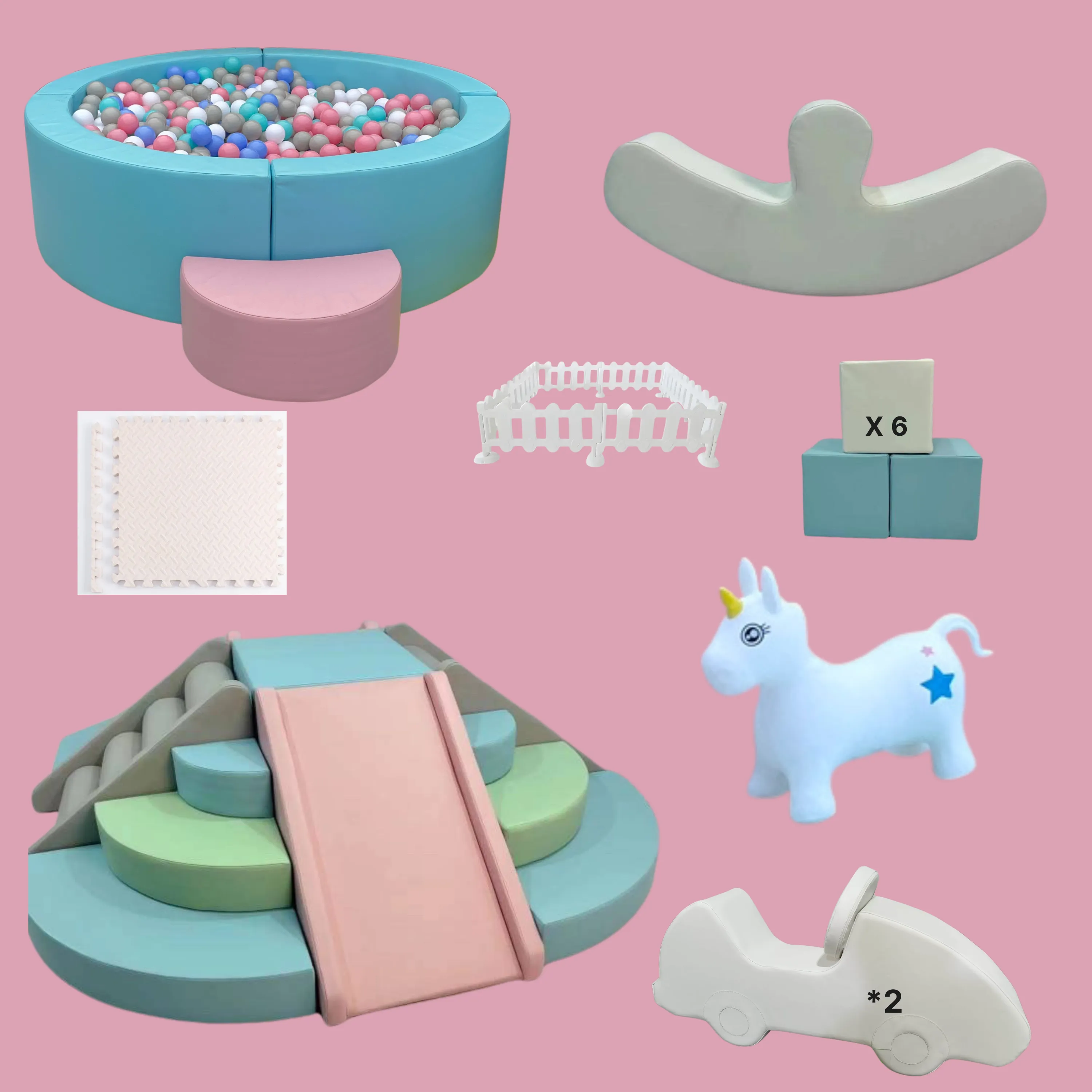 Standard Boujee Softplay Package C  Hire (8 items)