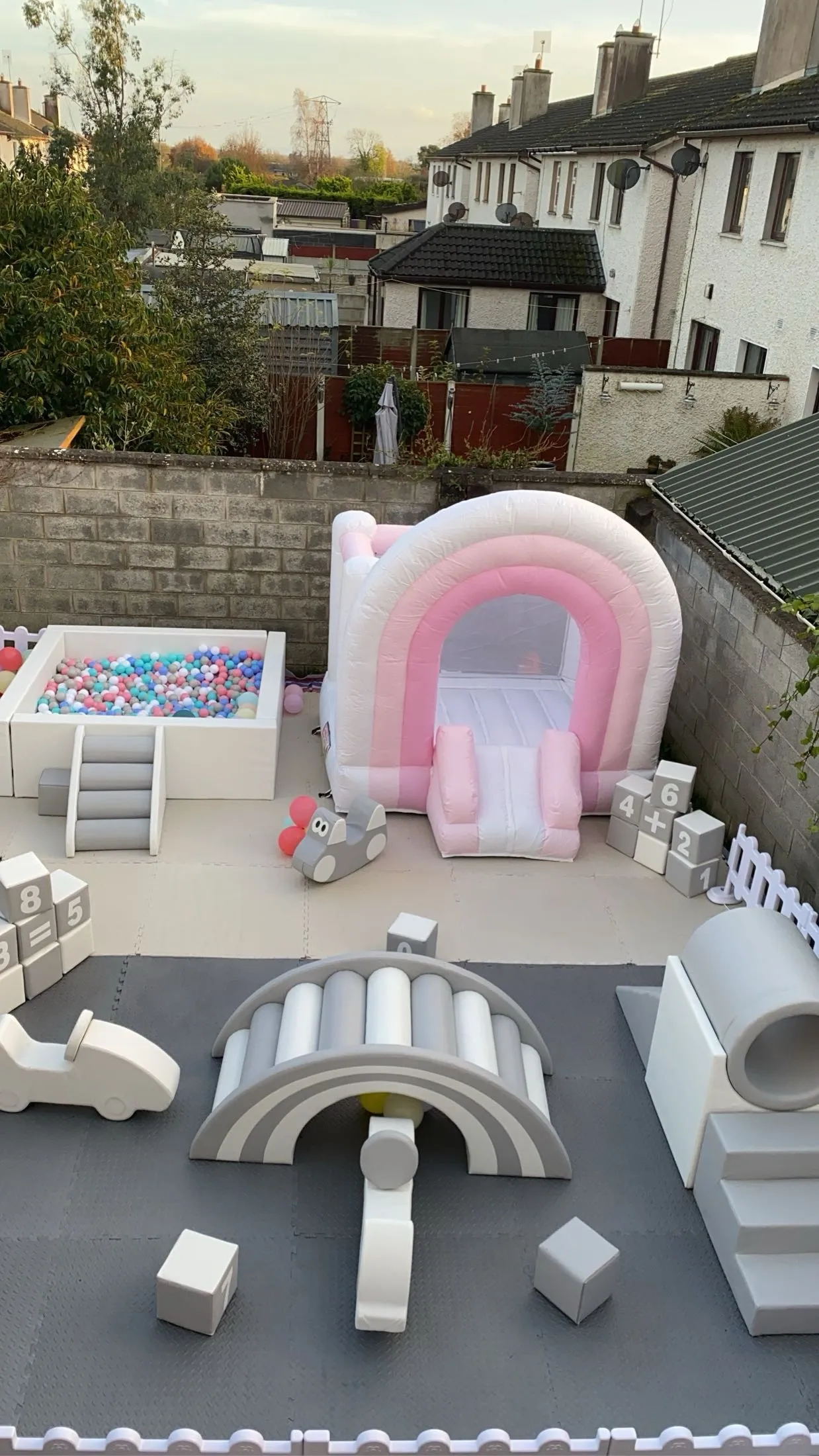 Mini pastel 8ft*8ft Bouncy Castle