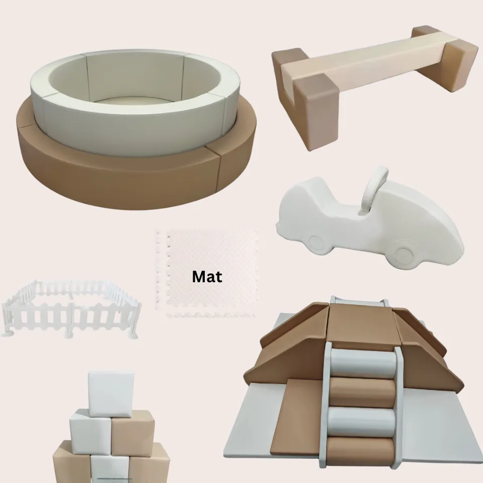 Standard Beige and White Softplay Package B (7 items)