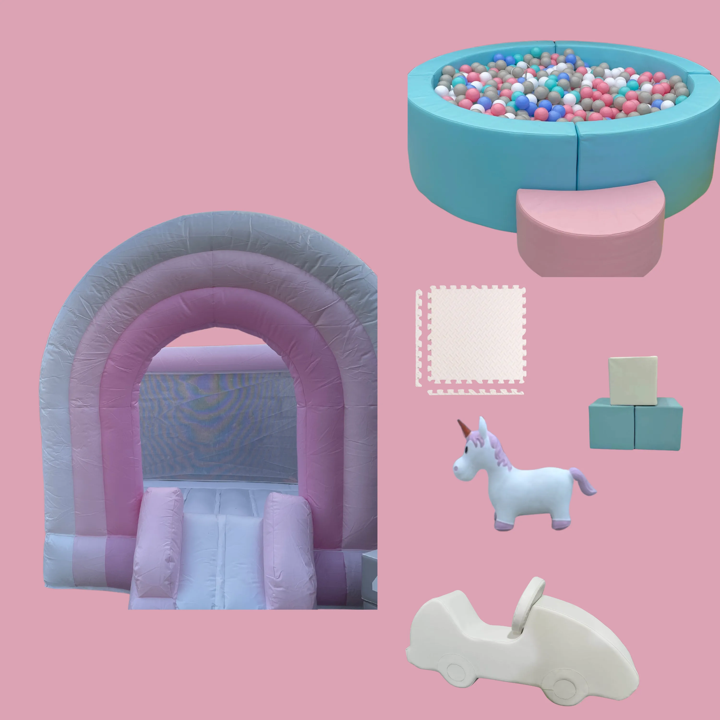 Mini Boujee Softplay Package A Hire (7 pieces)