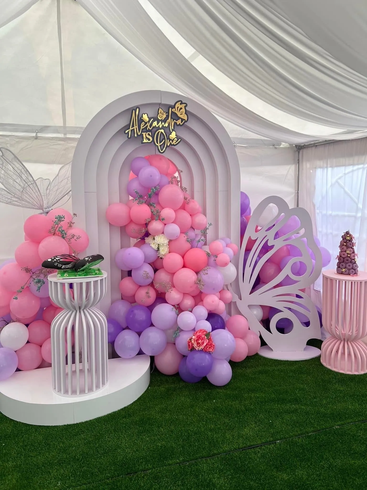 3D Ballon Arch Backdrop 