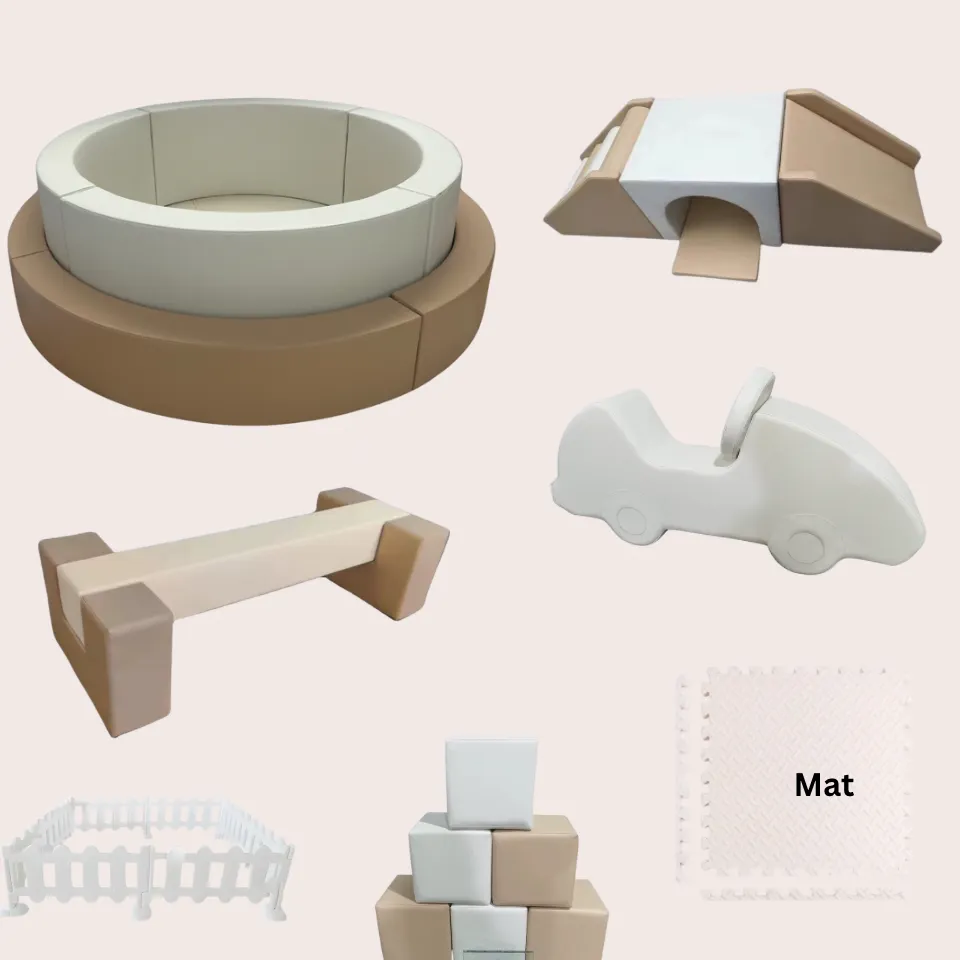 Standard Beige and White Softplay Package A (7 items)