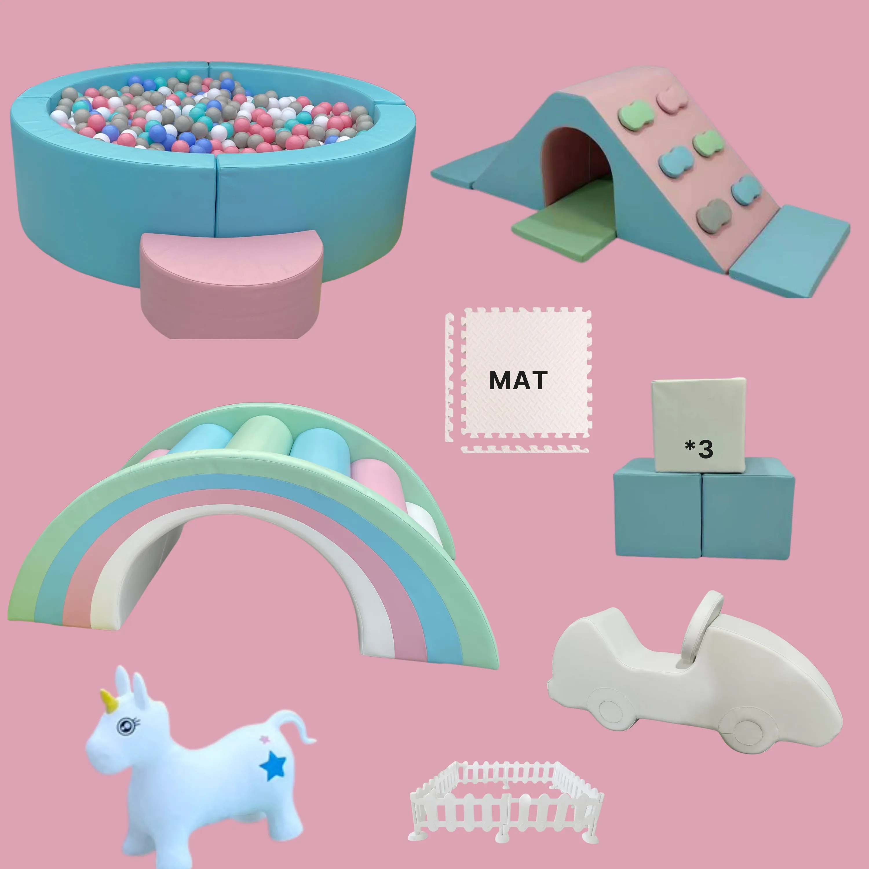 Standard Boujee Softplay Package B Hire (8 items)