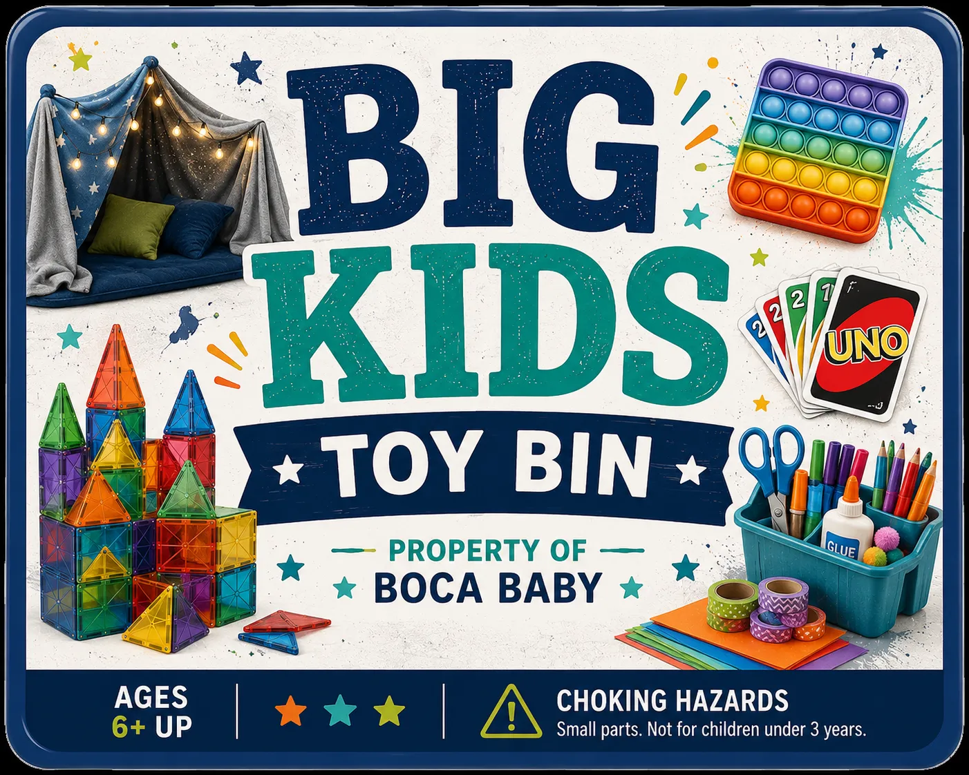 Toy & Book Bin- Big Kid (7 +up)