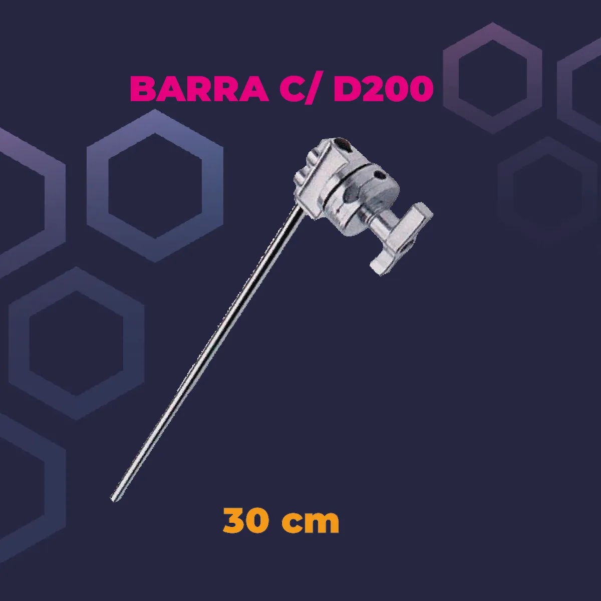 Barra larga con rotula 