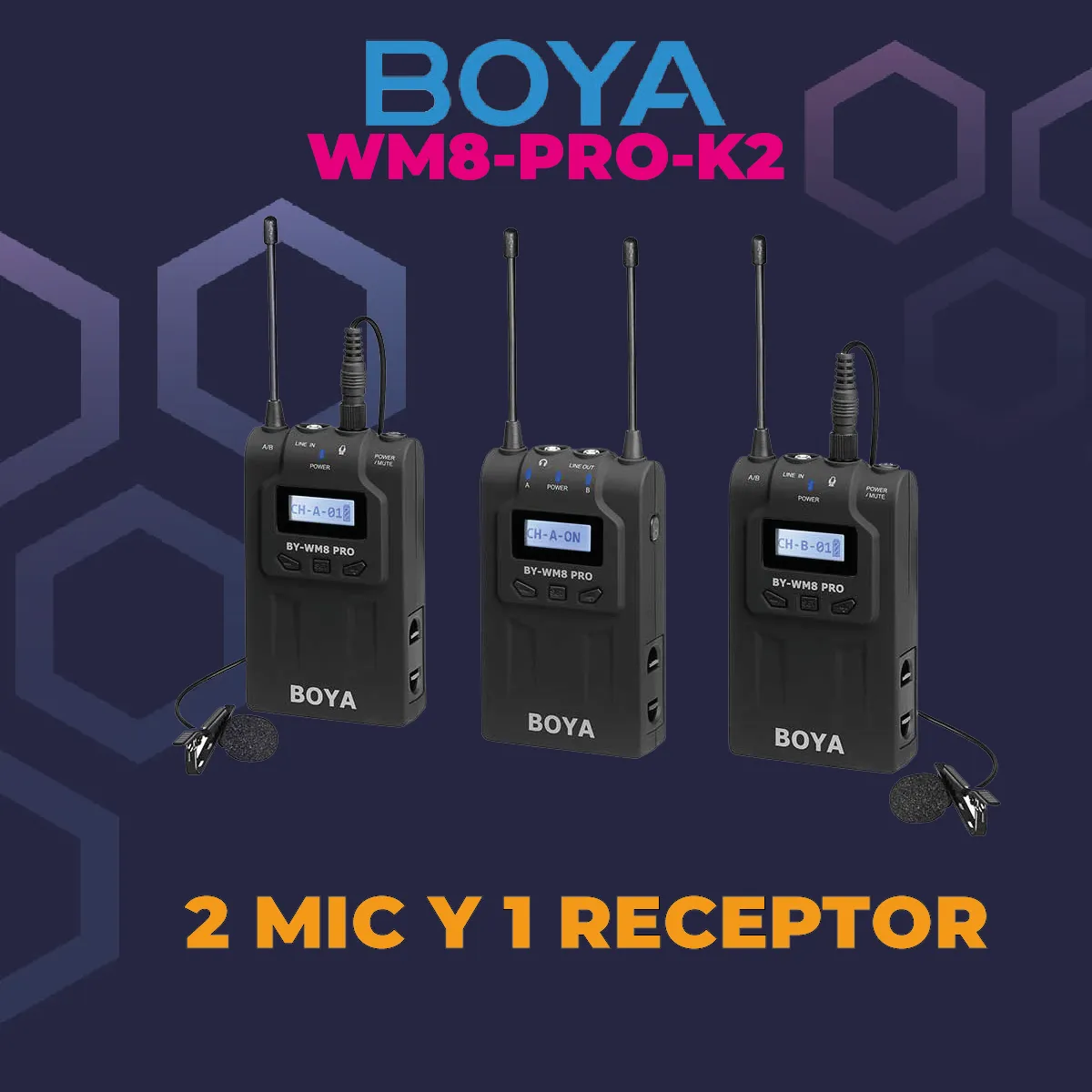 Corbateros Levallier Boya x 2  trasmisores y receptor 