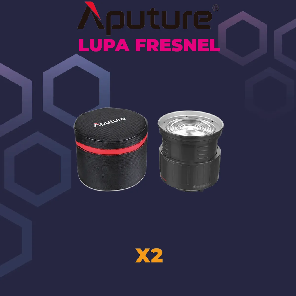 Lupa Fresnel Aputure x2