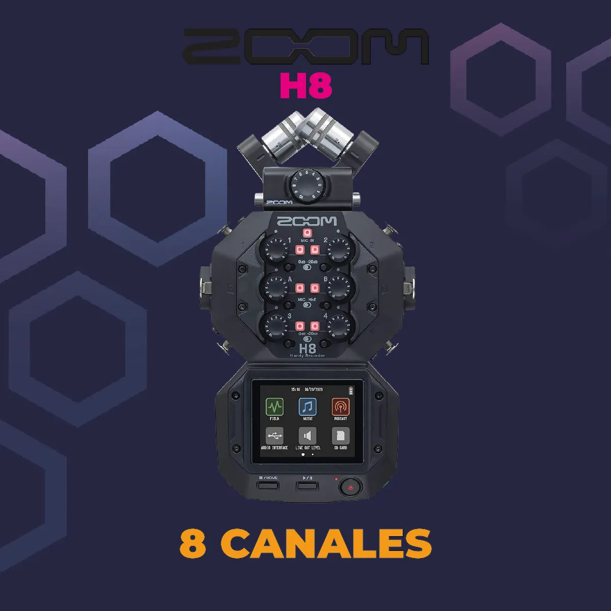 Grabadora Zoom H8
