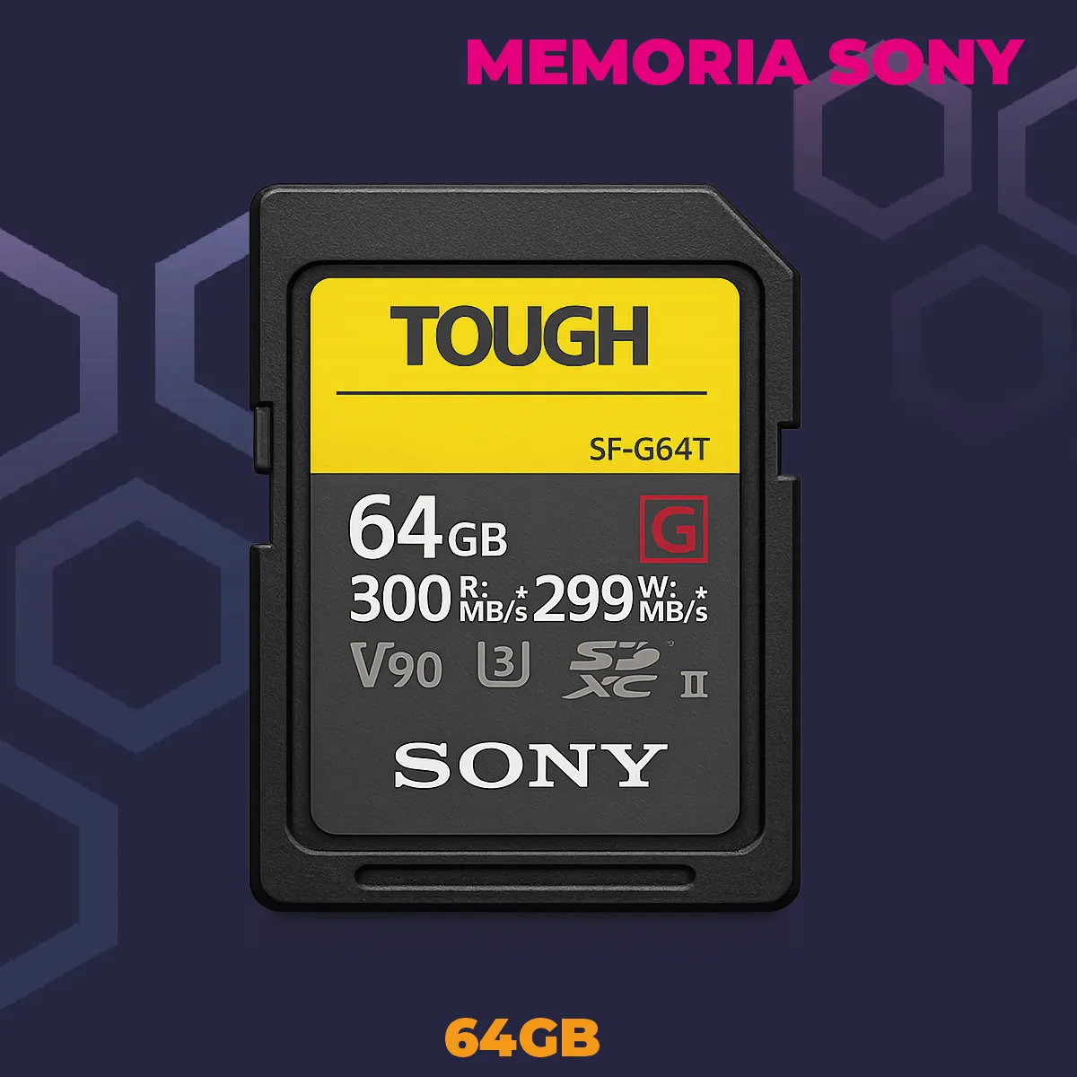 Tarjeta de Memoria SD Though 64gb