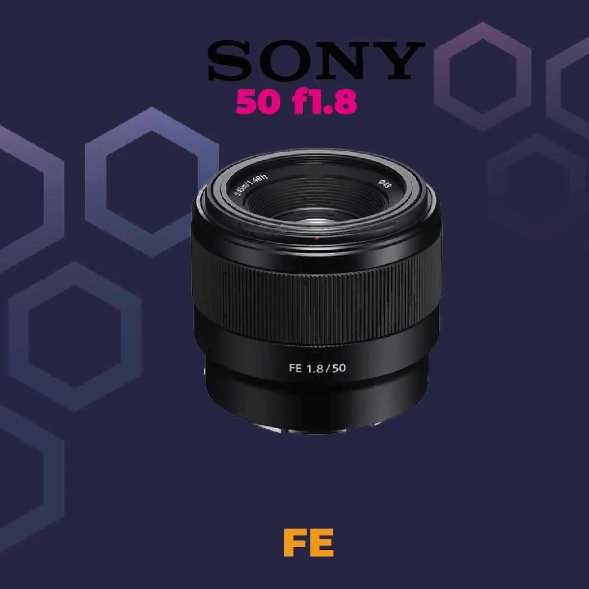 Sony 50mm 1.8  Montura E Full Frame
