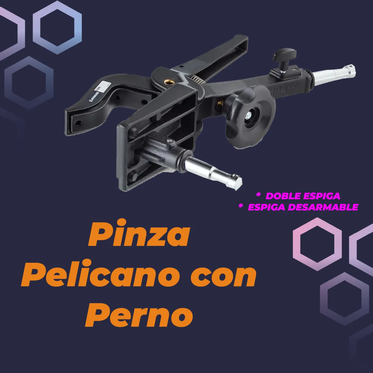 Pinza Pelicano con Perno 