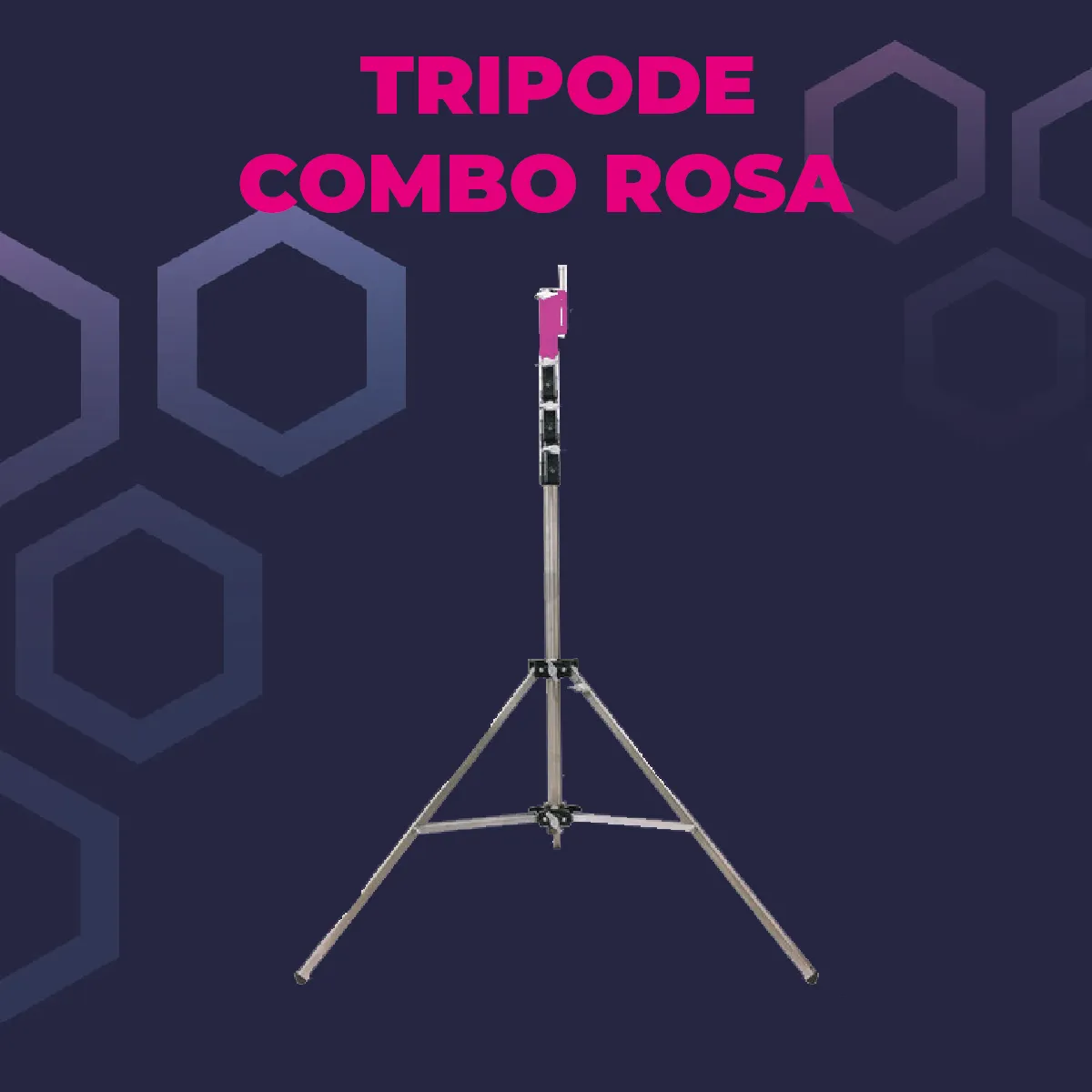 Tripode Combo Mediano Rosa