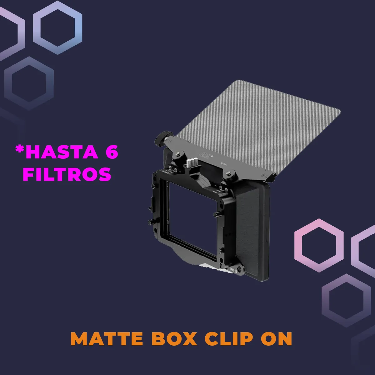 Clip on x 6 filtros 