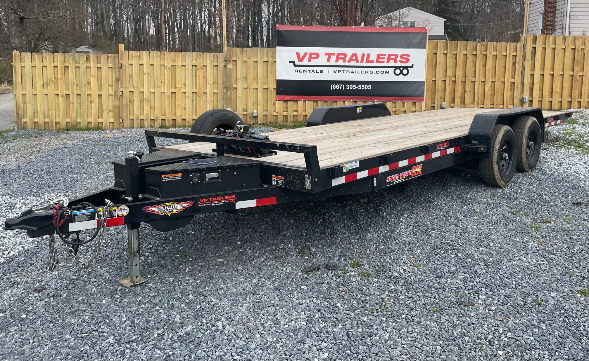 H&H SpeedLoader Tilt Car Hauler 83"x22'