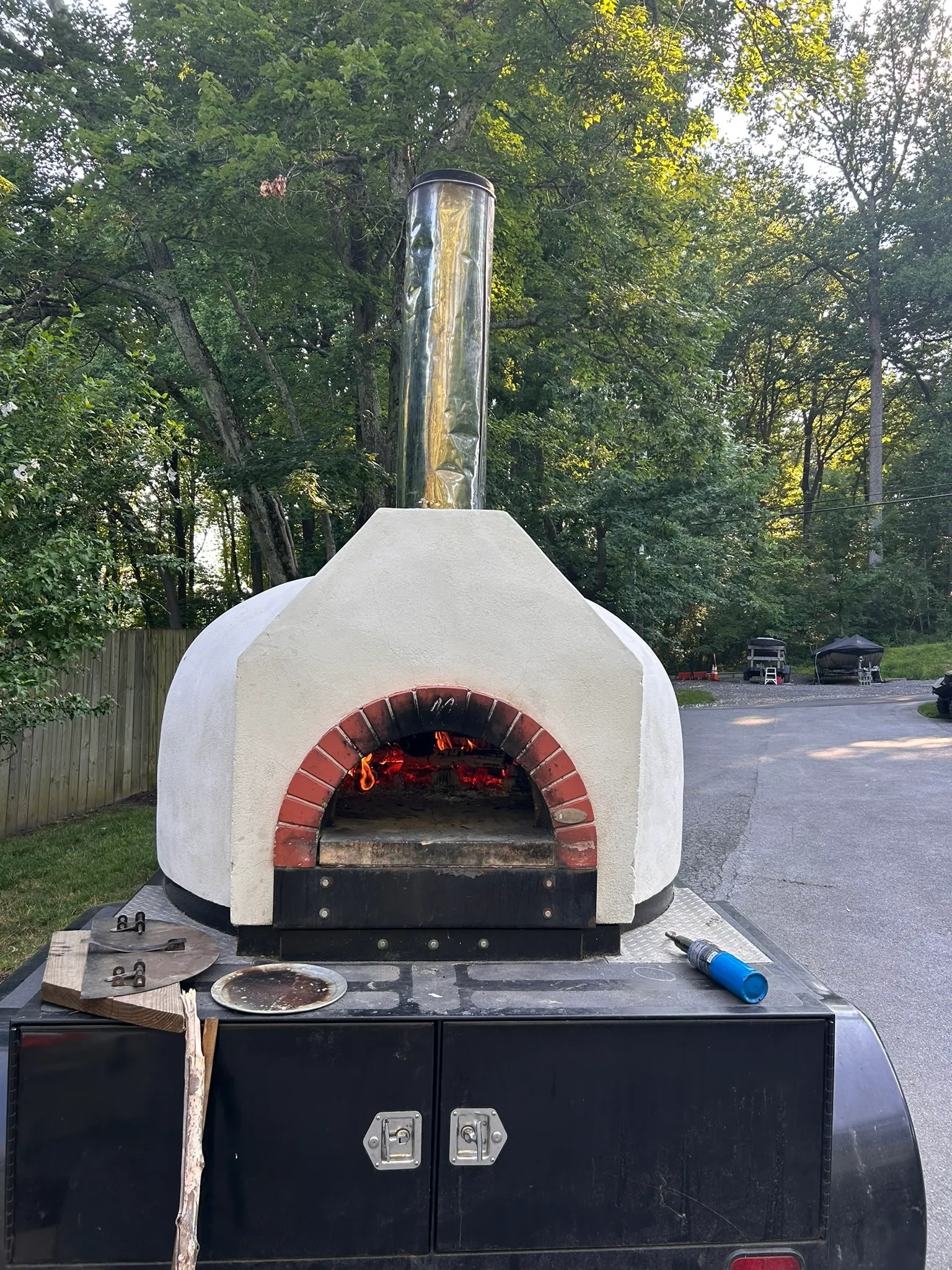Brick Oven Pizza Trailer